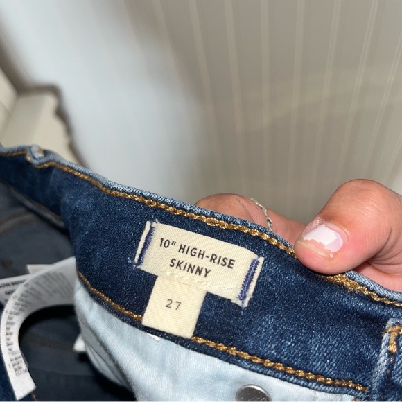 Madewell 10” high rise skinny jeans size 27 - Picture 3 of 5